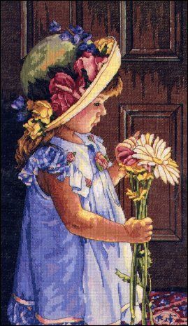 Набір для вишивки хрестом Classic Design &laquo;Солом'яний капелюшок&raquo; ( art.4452) 4452 Classic Design фото