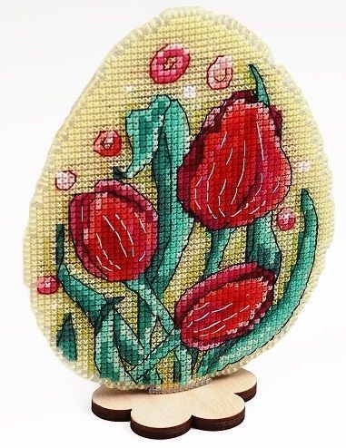 Набір для вишивки хрестиком Alisena &ldquo;Тюльпани&rdquo; (art.8000) 8000 Alisena фото