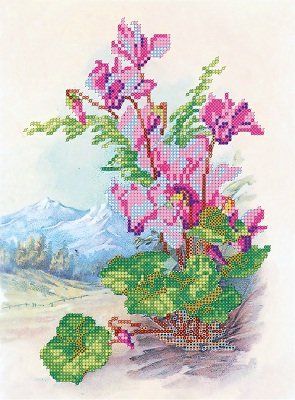 Схема для вишивки бісером "Цикламени" ( art: НР-3021) НР-3021 фото