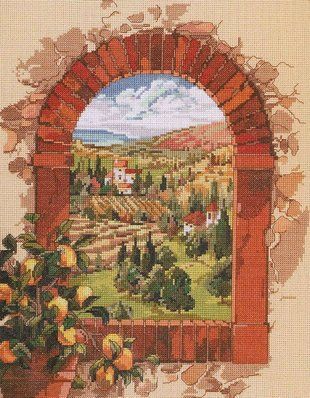 Набір для вишивки хрестом Classic Design &laquo;Тоскана&raquo; ( art.4511) 4511 Classic Design фото