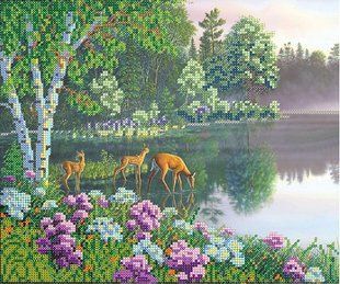 Схема для вишивки бісером "Чарівне озеро" ( art: НР-3134) НР-3134 фото