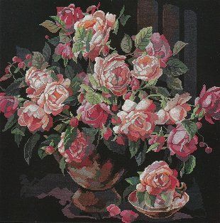 Набір для вишивки хрестом Classic Design &laquo;'Букет Троянд&raquo; ( art.4517) 4517 Classic Design фото