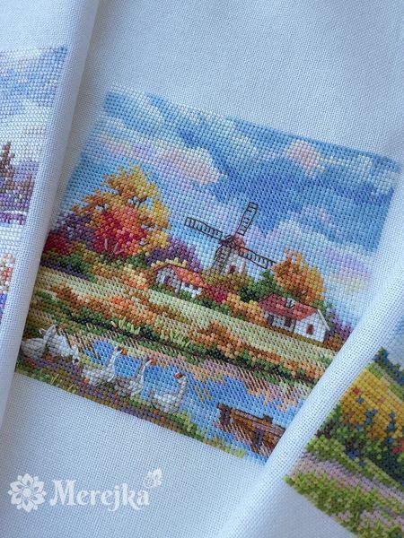 Набір для вишивання хрестом Merejka "Autumn " рівномірка ( art.К-278В) K-278B Merejka фото