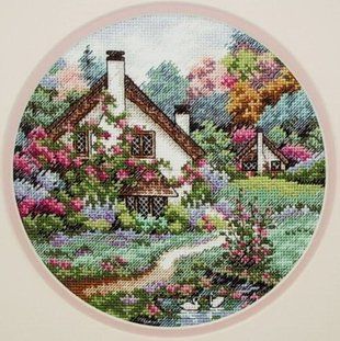Набір для вишивки хрестом Classic Design &laquo;Будиночок у саду&raquo; ( art.4373) 4373 Classic Design фото