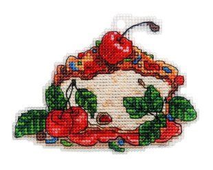 Набір для вишивки хрестиком Alisena &ldquo; Тістечко &ndash; Вишневий чізкейк&rdquo; (art.8022) 8022 Alisena фото