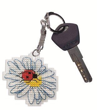 Набір для вишивки хрестиком Alisena &ldquo;Підвіска - Ромашка&rdquo; (art.8125) 8125 Alisena фото