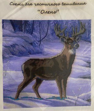 Схема для вишивки бісером "Олень"( art: Б №0147) Б №0147 фото