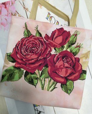 Сумка- шопер  під вишивку бісером ЮМА  ( art:  СК -1)  Сумка-шопер для вишивки бісером ЮМА (Art SK-1) фото