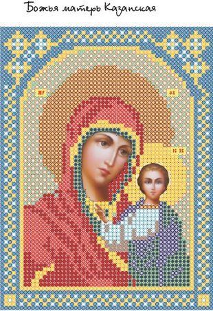 Схема для вишивки бісером "Казанская" ( art: БИ 60) БИ 60 фото