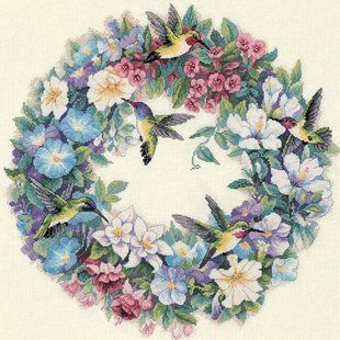 Набір для вишивки хрестом Classic Design &laquo;Весняний вінок&raquo; ( art.4387) 4387 Classic Design фото