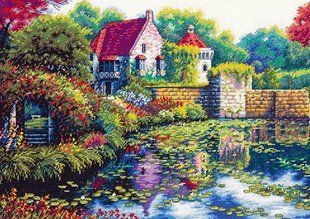 Набір для вишивки хрестом Classic Design &laquo;Замок над водою&raquo; ( art.4538) 4538 Classic Design фото