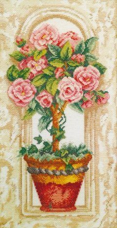 Набір для вишивки хрестом Classic Design &laquo;Трояндовий топіарій&raquo; ( art.4590) 4590 Classic Design фото