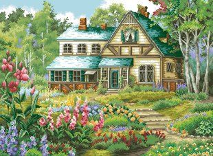 Набір для вишивки хрестом Classic Design &laquo;Заміський будинок&raquo; ( art.8328) 8328 Classic Design фото