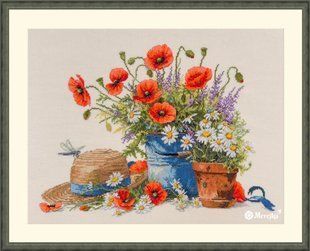 Набір для вишивання хрестом Merejka "Summer Still Life " ( art.К-252) K-252 Merejka фото