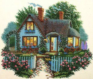 Набір для вишивки хрестом Classic Design &laquo;Будиночок на щастя&raquo; ( art.4592) 4592 Classic Design фото