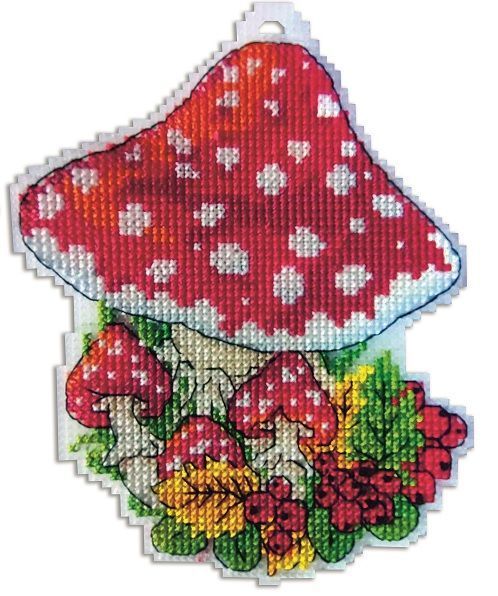 Набір для вишивки хрестиком Alisena &ldquo;Мухомор&rdquo; (art.8091) 8091 Alisena фото