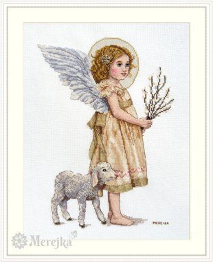 Набір для вишивання хрестом Merejka "Welcoming Spring" рівномірка ( art.К-256В) K-256B Merejka фото