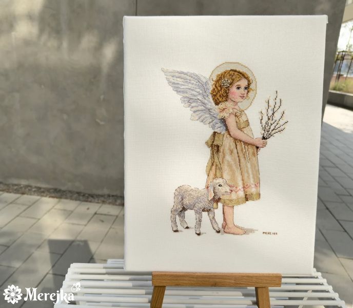 Набір для вишивання хрестом Merejka "Welcoming Spring" рівномірка ( art.К-256В) K-256B Merejka фото