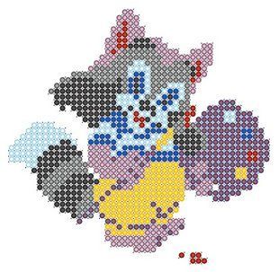 Схема для вишивки бісером "Енот" ( art: Б-0001) Б-0001 фото