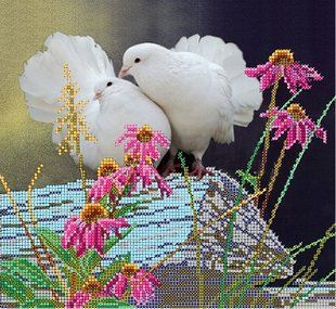Схема для вишивки бісером "Голубки" ( art: НР-3009) НР-3009 фото