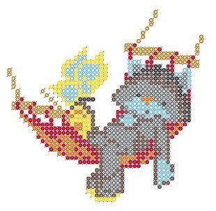 Схема для вишивки бісером "Втомився!" ( art: Б-0049) Б-0049 фото