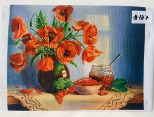 Принт під вишивку стрічками, гладдю #107 Принт під вишивку стрічками, гладдю #107 фото