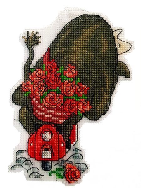 Набір для вишивки хрестиком Alisena &ldquo;Прогулянка на мопеді&rdquo; (art.8049) 8049 Alisena фото