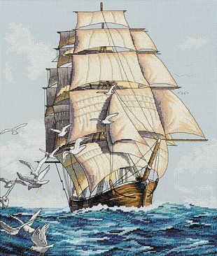 Набір для вишивки хрестом Classic Design &laquo;Вітрильник&raquo; ( art.4357) 4357 Classic Design фото