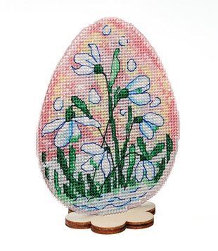 Набір для вишивки хрестиком Alisena &ldquo;Великодня &mdash; проліски&rdquo; (art.8007) 8007 Alisena фото