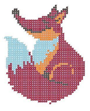 Схема для вишивки бісером "Лис" ( art: Б-0060) Б-0060 фото